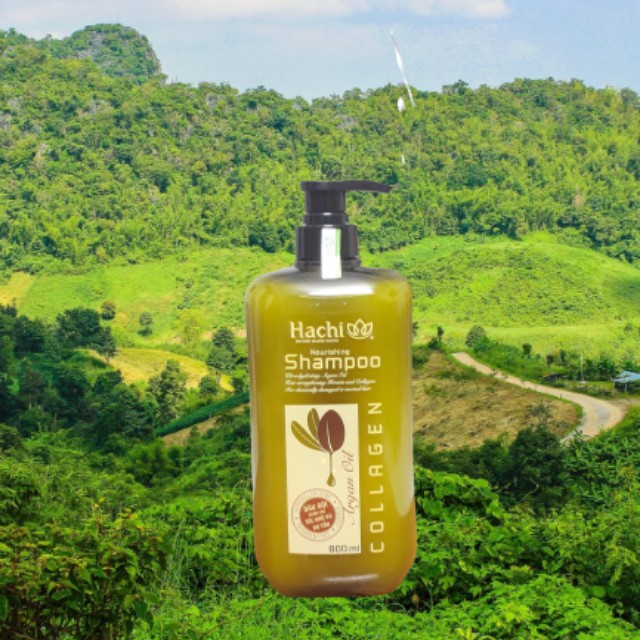 [ ComBo ] Dầu gội  argan  HACHI - 800ml [1gội+1xã ] Phục hồi tóc khô và hư tổn