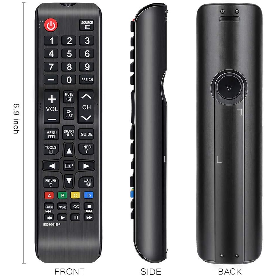 Điều Khiển Từ Xa Thay Thế BN59-01199F Cho TV Samsung UN58J5190BF UN32J5205 UN32J525DAF UN48J5201AF UN48J5200AF UN43JU640DF UN65JU6700 Un8Ju6700F Un65Ju630Df Un60D