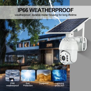 Camera giám sát năng lượng mặt trời Loosafe 4G 1080P Wifi IP ngoài trời（Có pin）
