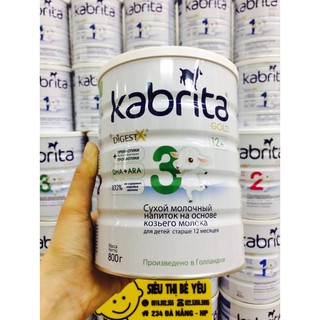 Sữa dê Kabrita Gold Nga 12m+ (800g)