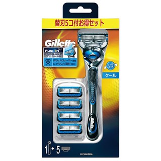 Bộ dạo cao râu Gillette Fusion Proshield 5+1 và 6 lưỡi thay thế Japan