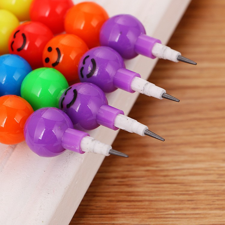 Bút Chì 7 Màu Đáng Yêu Dành Cho Học Sinh