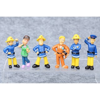 Bộ 12 Mô Hình Lính Cứu Hỏa Sam Cao 3-6 Cm
