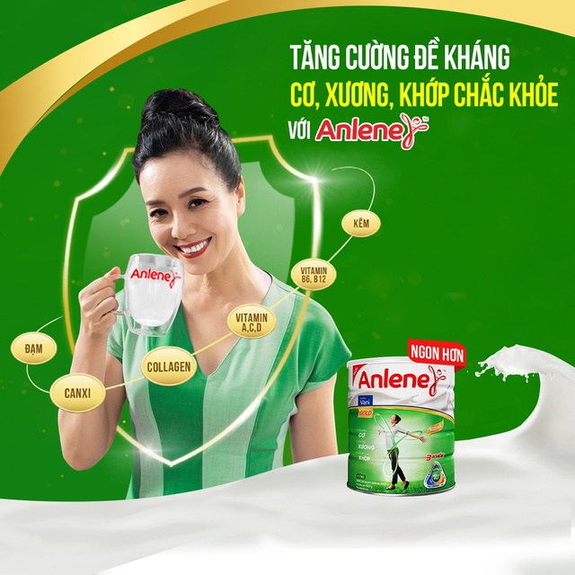 Combo 3 lon sữa bột Anlene Gold Movepro Vani 800g