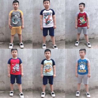SALE!!! MUA 5 XẢ GIÁ GỐC 💯💯 ĐỒ BỘ BÉ TRAI COTTON SZ ĐẠI 18-35 KÝ
