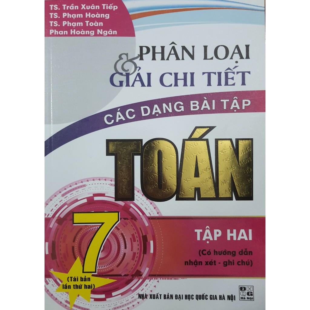 Sách - Phân loại và giải chi tiết các dạng bài tập Toán 7 tập 2