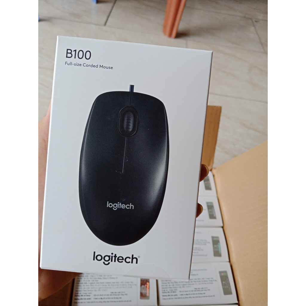 Chuột có dây Logitech M100r Đen