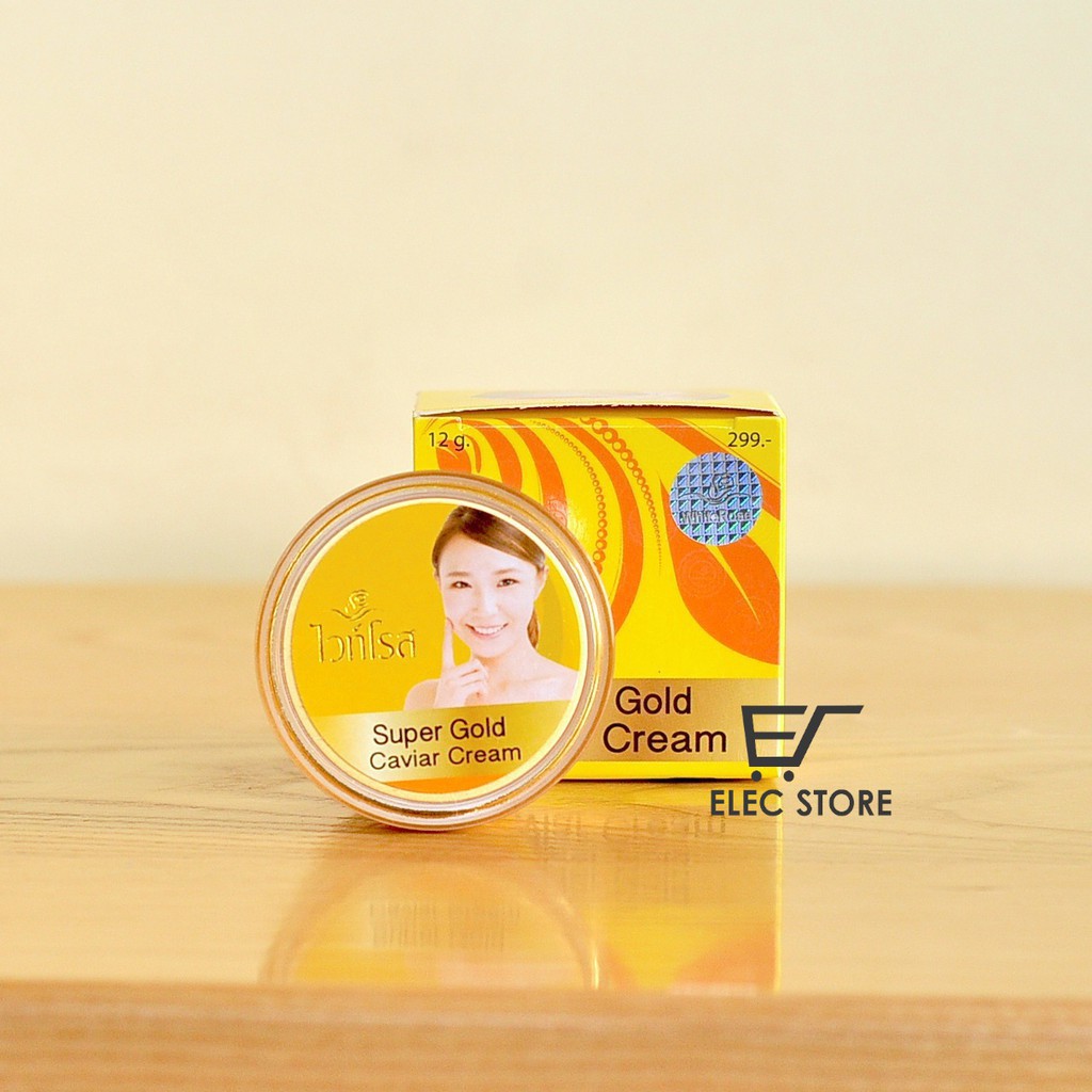 Bộ 12 Hộp Kem Dưỡng Trắng Da Cao Cấp Face Super Gold Caviar Thái Lan