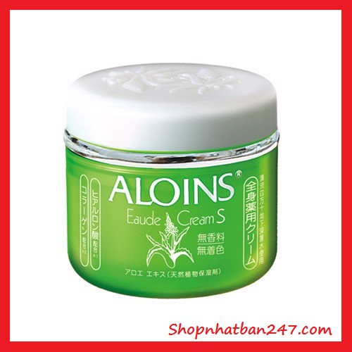 KEM LÔ HỘI ALOINS EAUDE CREAM S nắp trắng 185G