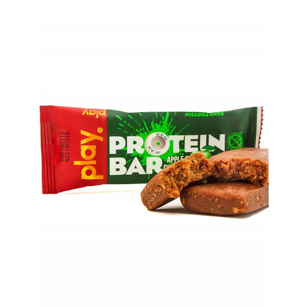 Thanh năng lượng Play Protein Bar 45gram - Vị táo quế