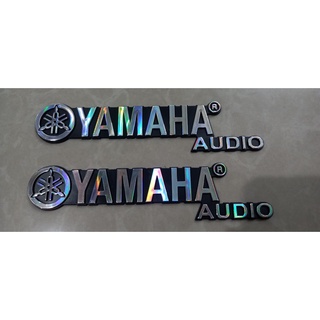 Tem Dán Thùng Loa Yamaha ( Trắng Crom 1 bộ 30k)