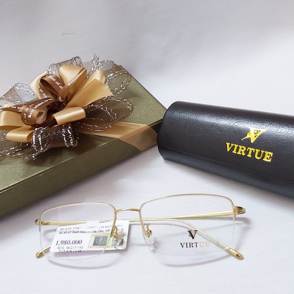 [CHÍNH HÃNG] Gọng kính Nhật VIRTUE titanium
