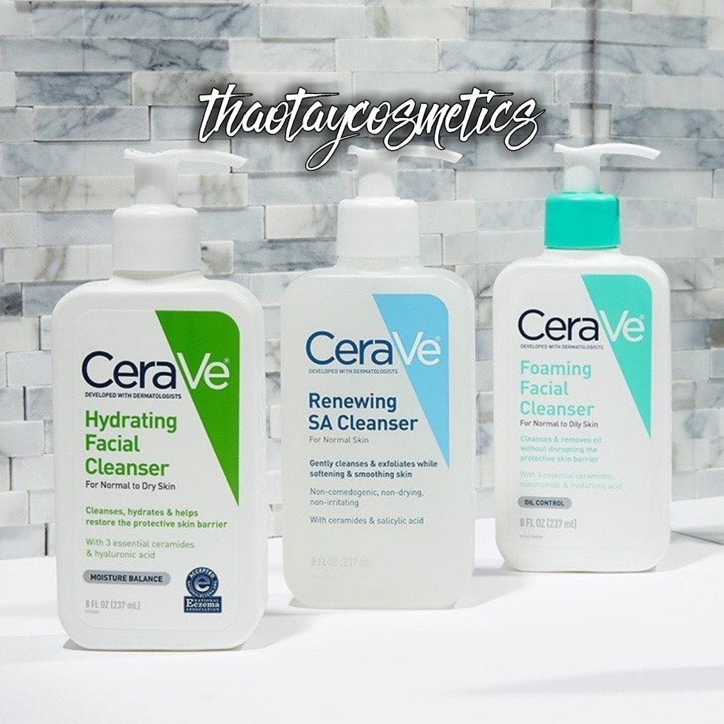 Sữa rửa mặt cho da khô CeraVe Hydrating Facial Cleanser