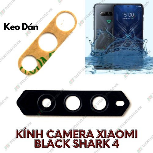 Kính camera xiaomi black shark 4 kèm keo dán