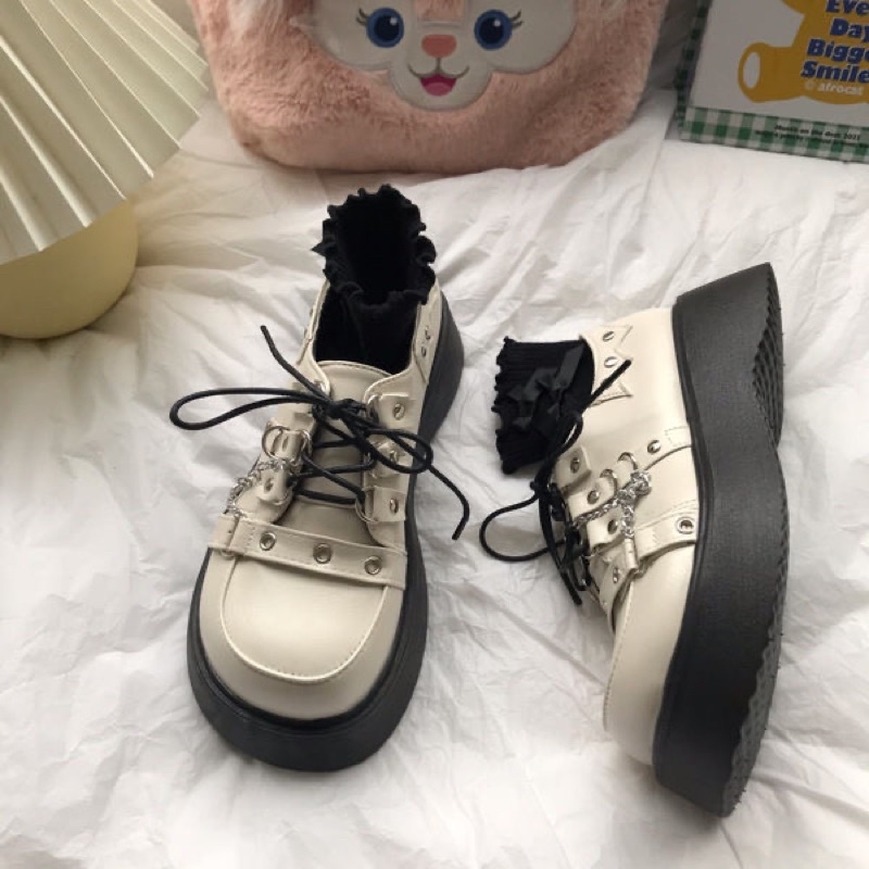 Giày Mary Jane nữ đế cao phong cách Lolita Gothic