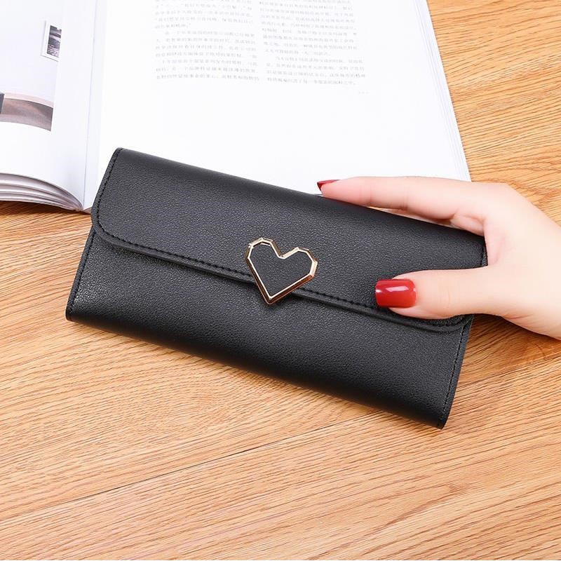 Ví Nữ Dài 💚𝗙𝗥𝗘𝗘𝗦𝗛𝗜𝗣 💚Ví Nữ Dài Cầm Tay Hình Trái Tim Siêu Đẹp Nhiều Ngăn Tiện Dụng VD05 - VIMITA | BigBuy360 - bigbuy360.vn