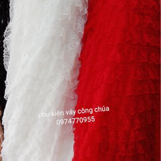 Vải Ren tầng.