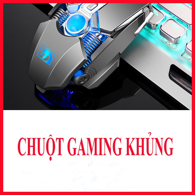 Chuột Gaming khủng CF 8 nút DPI 7 nấc từ 500-4000 LED thay đổi BH 2 NĂM