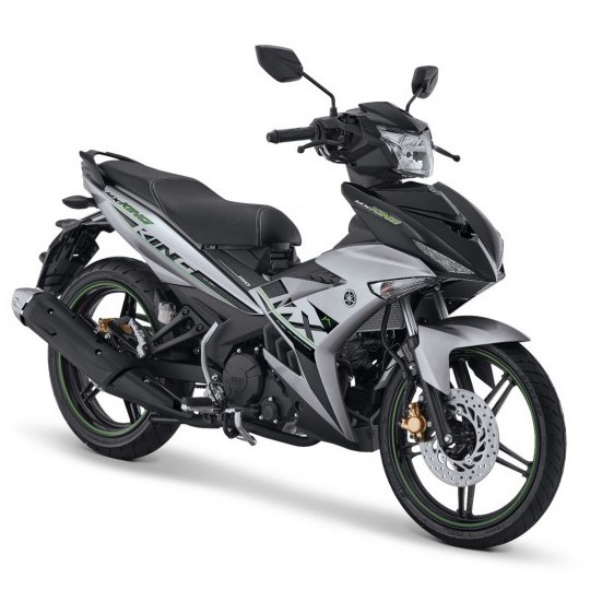 Tem in UV cao cấp. Exciter 150, MX king bạc. Decal tem xe ép nhiệt kích thước chuẩn.