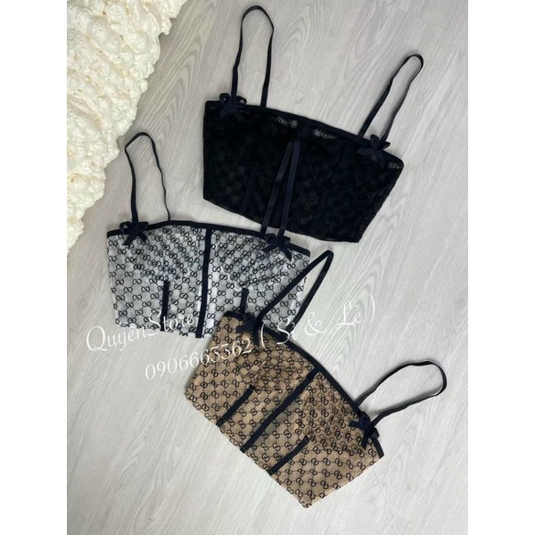 Áo 2 dây croptop phối lưới siêu tôn da tôn dáng ( kèm ảnh thật)