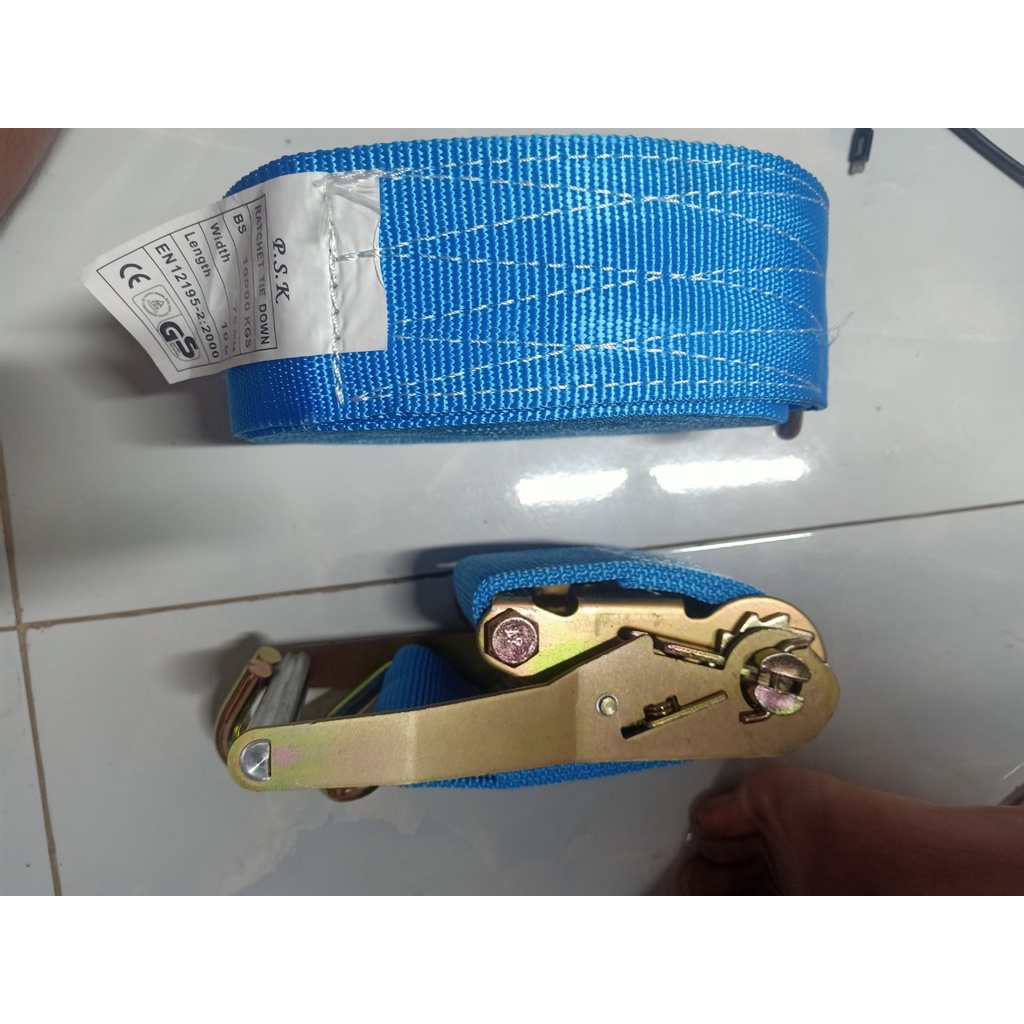 Dây chằng hàng cao cấp bản 75mm dài 10 mét tài trọng 10 tấn