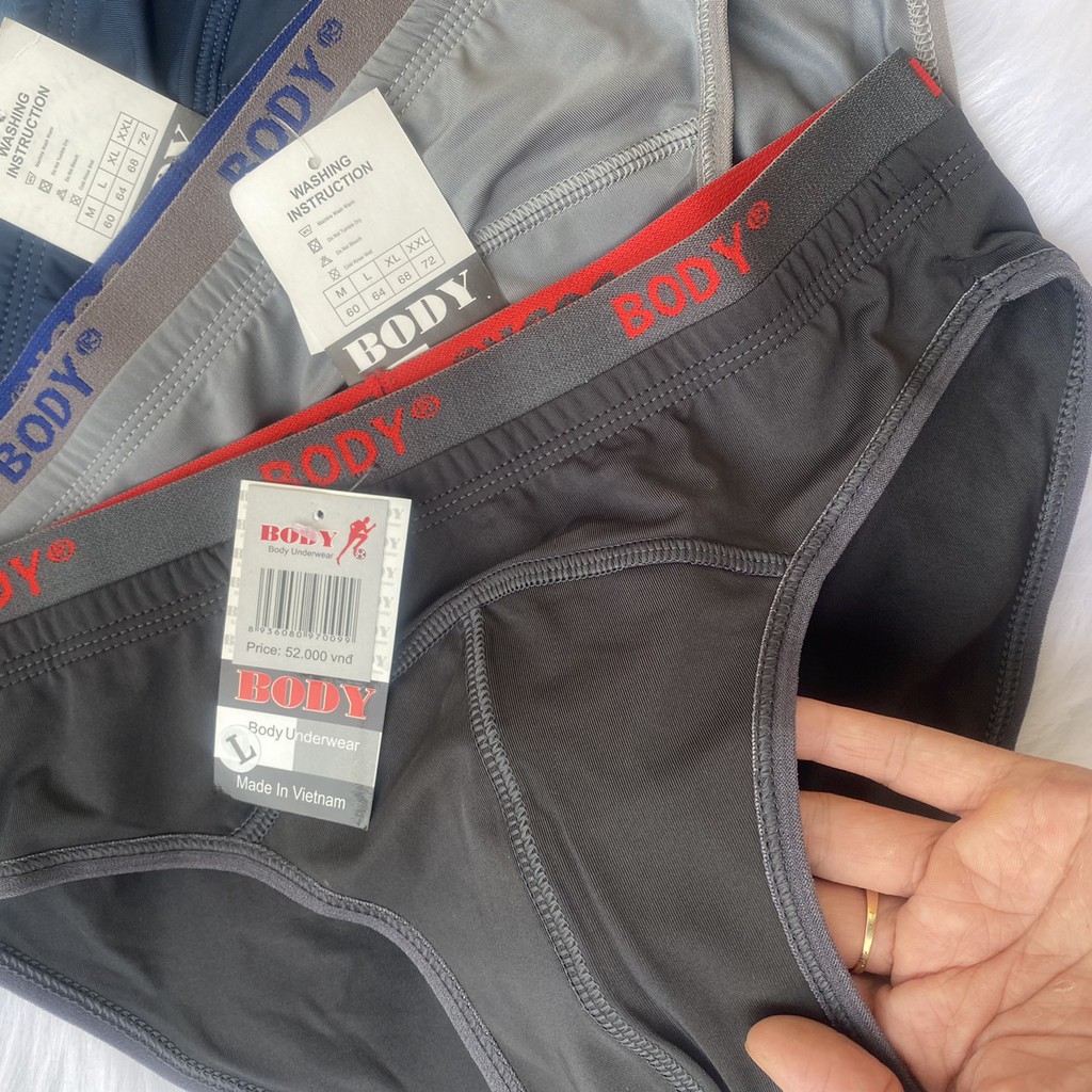 Bộ 3 quần lót nam hai lưng, thun lạnh co giãn bốn chiều (ảnh thật)