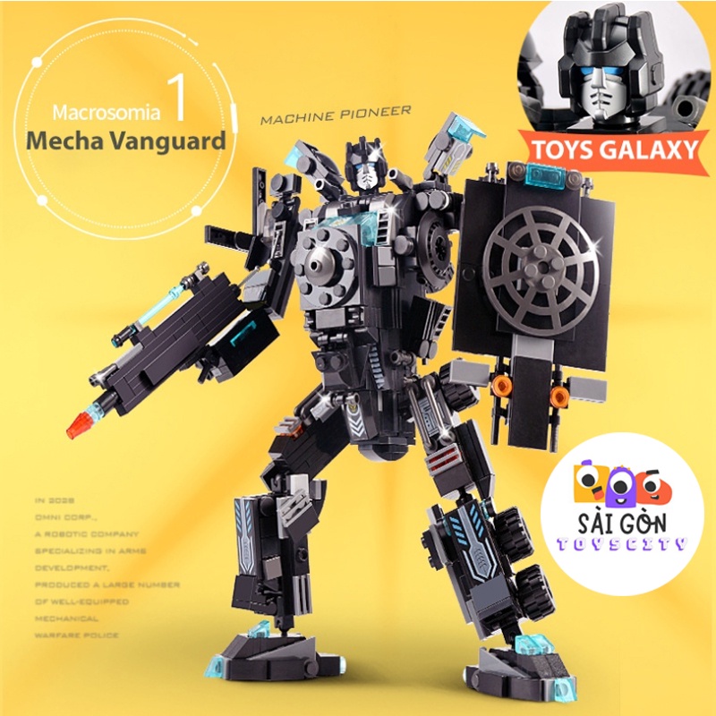Đồ Chơi Lắp Ráp Kiểu LEGO Mô Hình Cảnh Sát Ưu Tú Swat ROBOT Chiến Đấu/ Máy Bay Trực Thăng/ Xe Chỉ Huy Với 820 PCS
