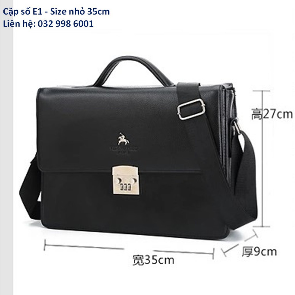 cặp da công sở nam , túi xách văn phòng size nhỏ E1 bay_muoi | BigBuy360 - bigbuy360.vn