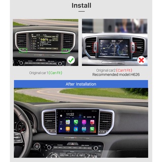 Mặt dưỡng màn hình dvd android 9” 10” kia sportage 2010 2011 2012 2013 2014 2015 2016 2017 2018 2019 2020 2021 jack zin