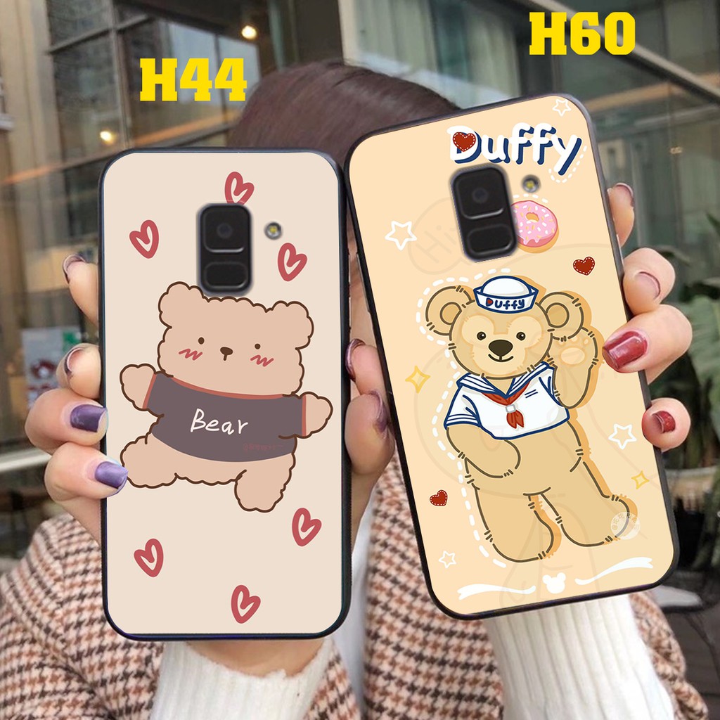 [ FREESHIP 50K ] Ốp Samsung A8 2018 - Samsung A6 - Samsung A8 Plus - Samsung A6 Plus - Samsung j8 In Hình Gấu Đáng Yêu