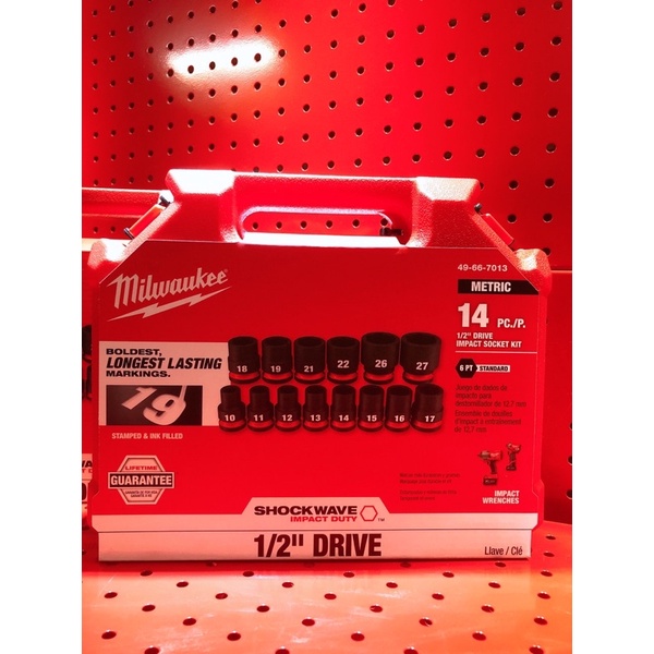 Bộ đầu khẩu Milwaukee Mỹ 14 pcs