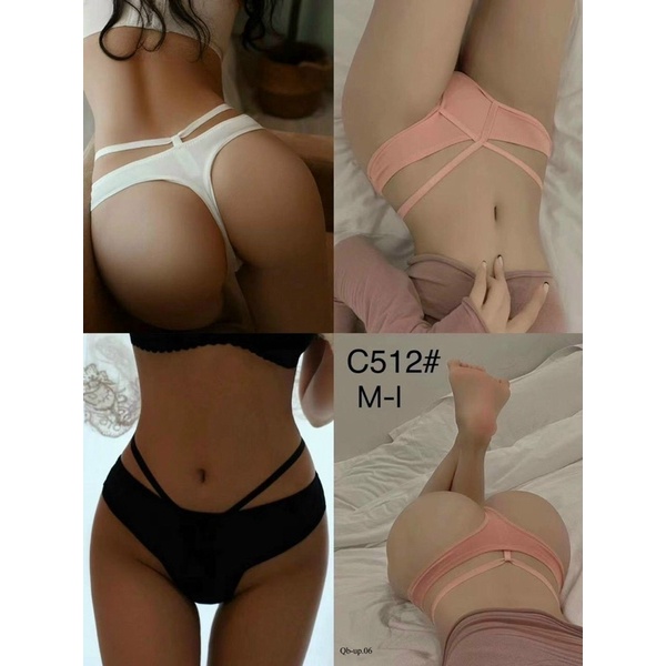 Quần lót nữ sexy, thun lạnh phối dây đan quyến rũ QL87