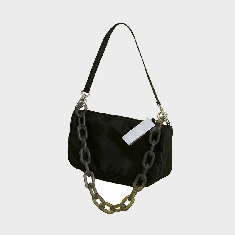 2146 |Bảng Phấn Mắt 2 Màu 2 Màu Thời Trang| Túi Xách Đeo Vai Kiểu Vuông Nhỏ Phối Dây Xích Thời Trang Sành Điệu