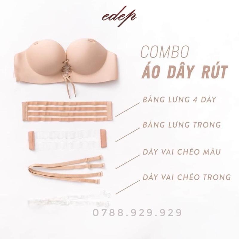 sieuhot Áo ngực su rút dây nâng ngực đầy đặn cho các nàng