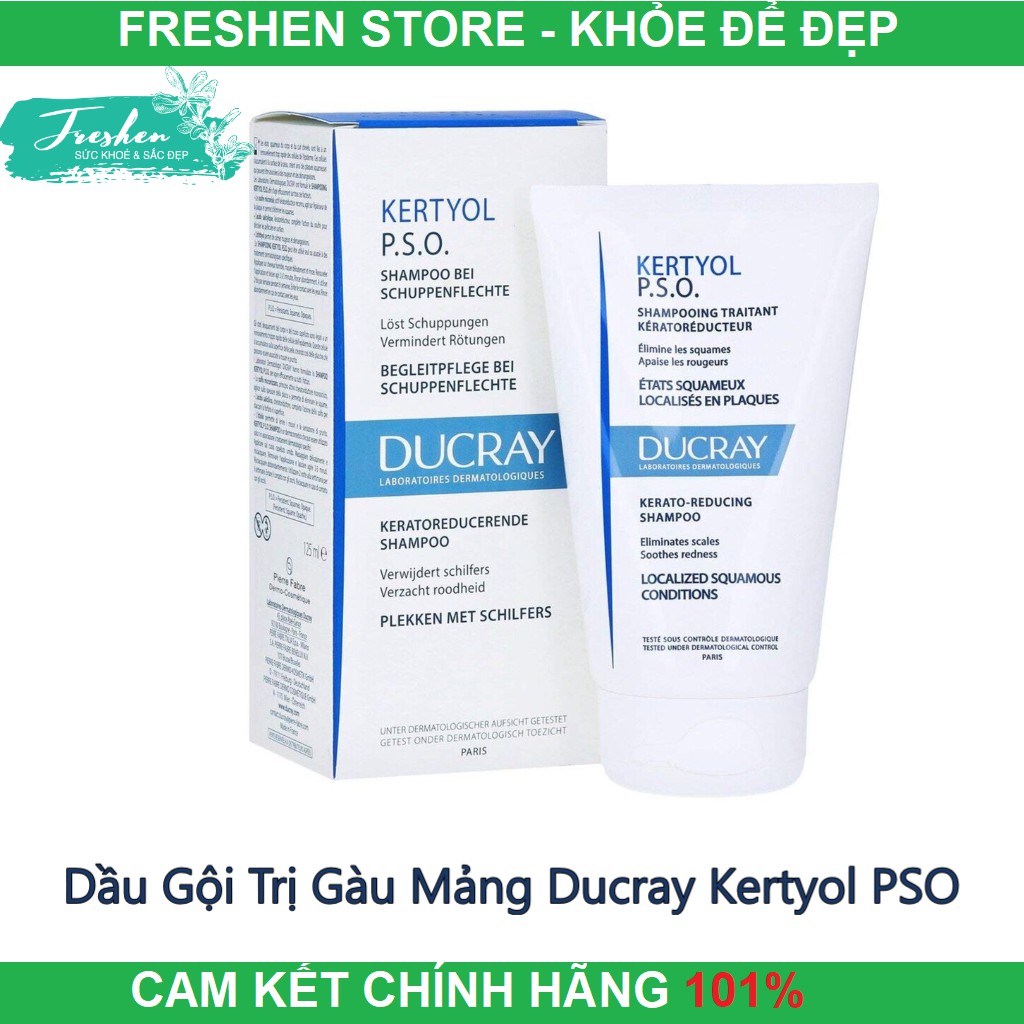 ✅ (CHÍNH HÃNG) Dầu Gội Hết Gàu Mảng Ducray Kertyol PSO