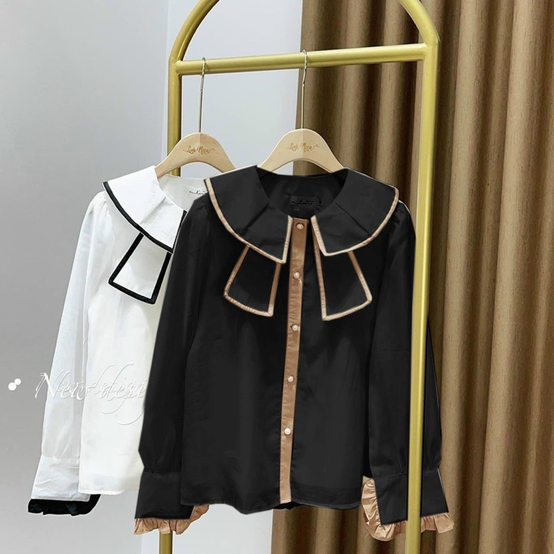 Áo Sơ Mi Nơ Công Sở Bigsize 55kg Đến 100kg (M/L/XL/XXL)