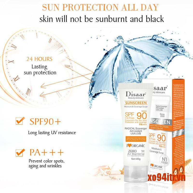 XOITR  Sunscreen Whitening SPF 90 Sunblock Facial Body Skin Protective Cream Anti-