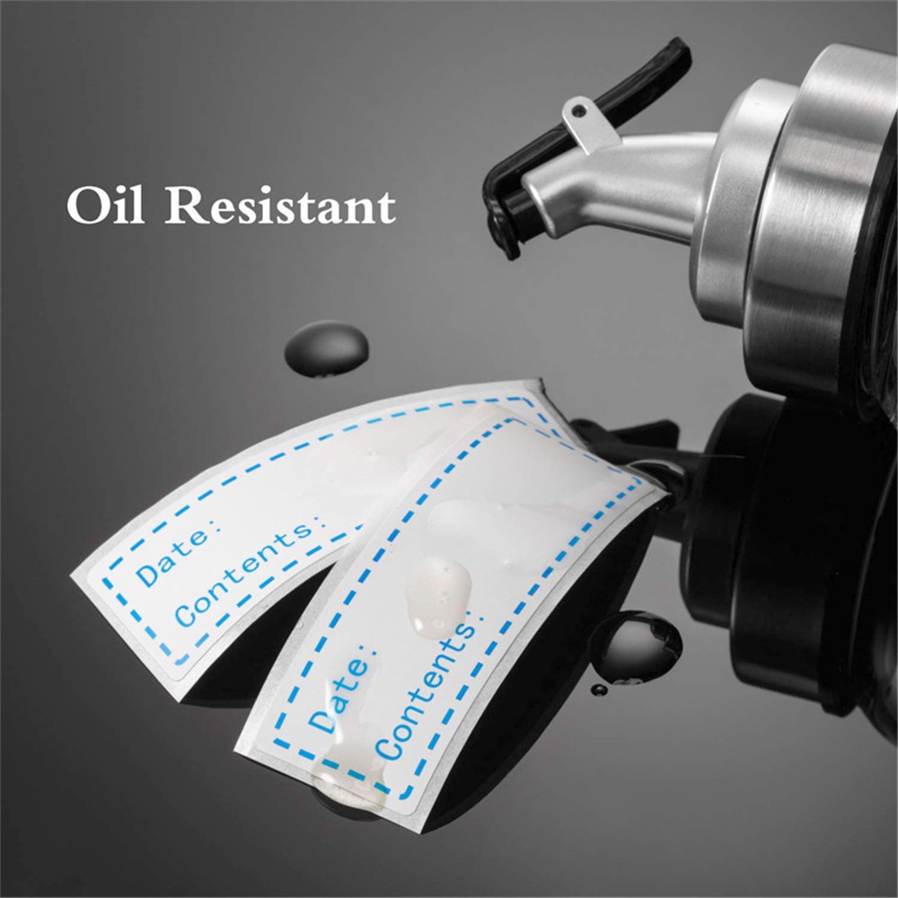 Nhãn Dán Chống Nước Tự Dính Cho Hộp Đựng Thức Ăn Trong Tủ Lạnh