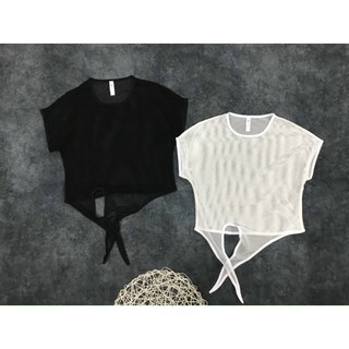 Áo Tanktop lưới cột eo