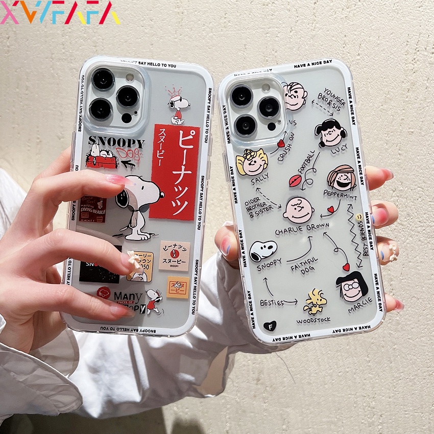 Ốp Điện Thoại Mềm Trong Suốt In Hình Snoopy Cho Samsung A22 M32 M52 A13 A23 A33 A73 5G A12 F12 M23 F23 M33 M53 M51 A51 A71