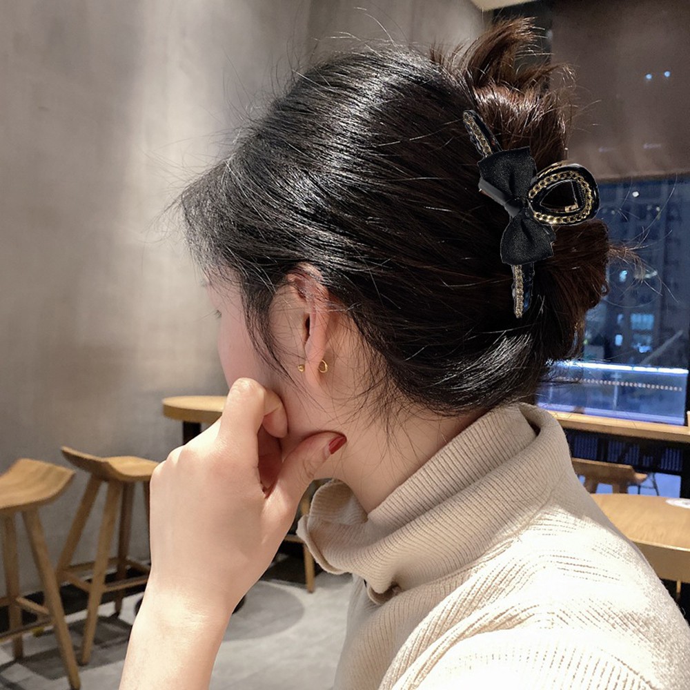 Kẹp Tóc Càng Cua Bằng Nhựa Nhiều Màu Thời Trang Cho Nữ