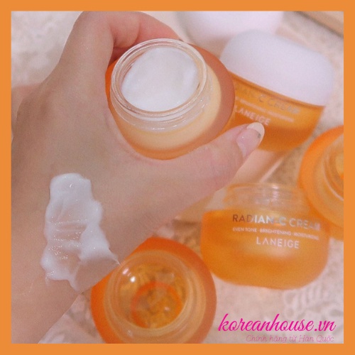 KEM DƯỠNG TRẮNG NÂNG TONE DA LANEIGE RADIAN C CREAM_Vitamin C Tone Up Cream