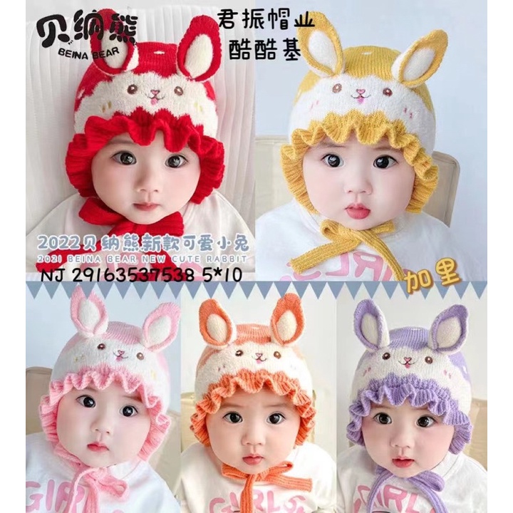 Mũ len sơ sinh cho bé trai bé gái hoạ tiết đáng yêu , phù hợp 0-2 tuổi