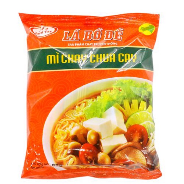 Mì Chay Chua Cay Lá Bồ Đề 65g