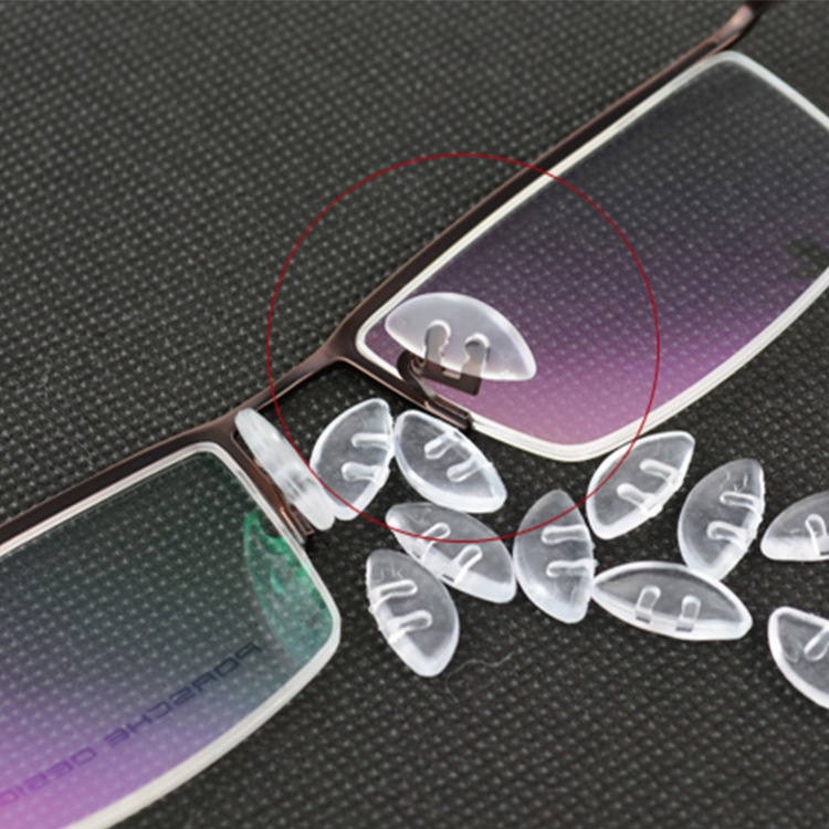 Miếng Đệm Mũi Silicone Hai Lỗ Cho Mắt Kính