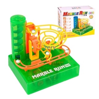 Bộ đồ chơi lắp ráp đường ray bi chạy bằng điện giáo dục sớm cho bé