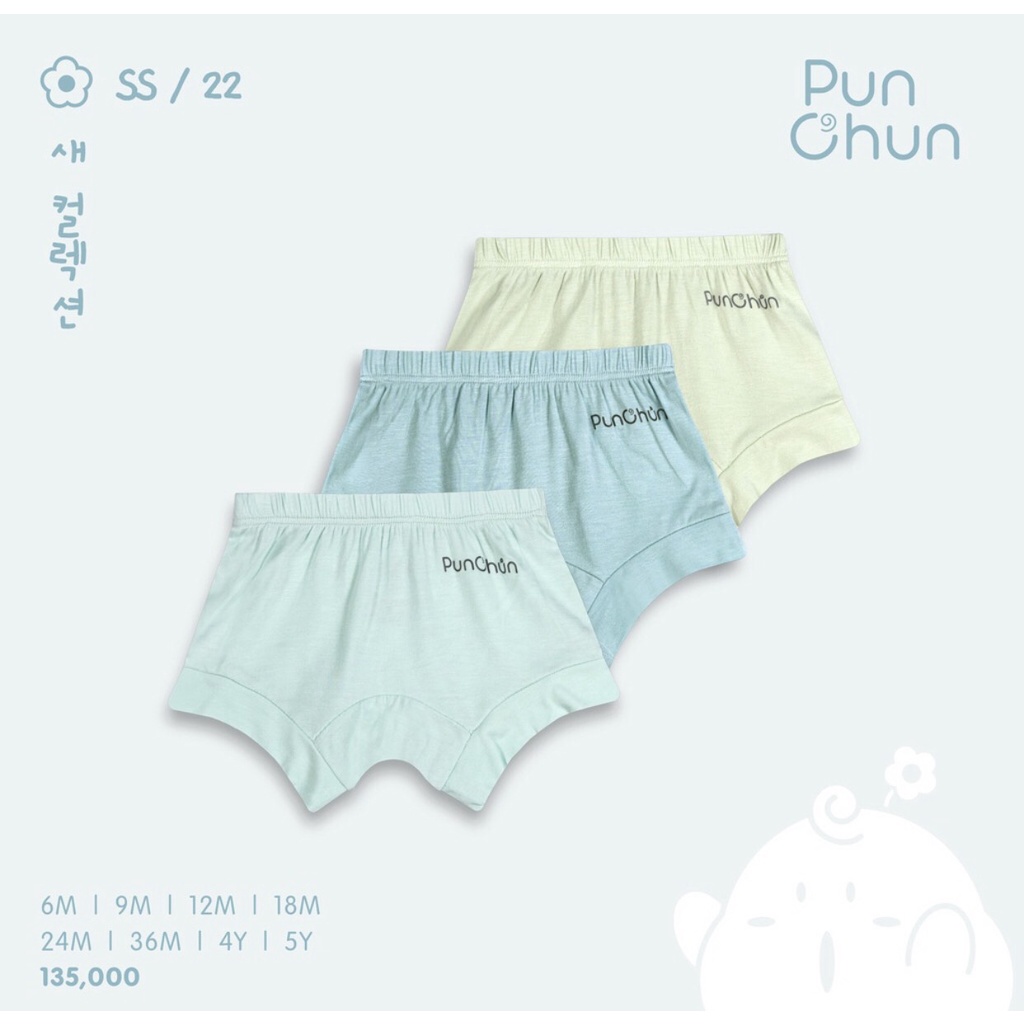 Punchun Set 3 chiếc quần bom SS2022D03