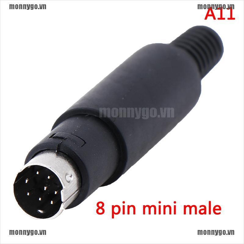 Đầu Nối Giắc Cắm DIN Mini 3 / 4 / 5 / 6 / 7 / 8 PIN Chuyên Dụng