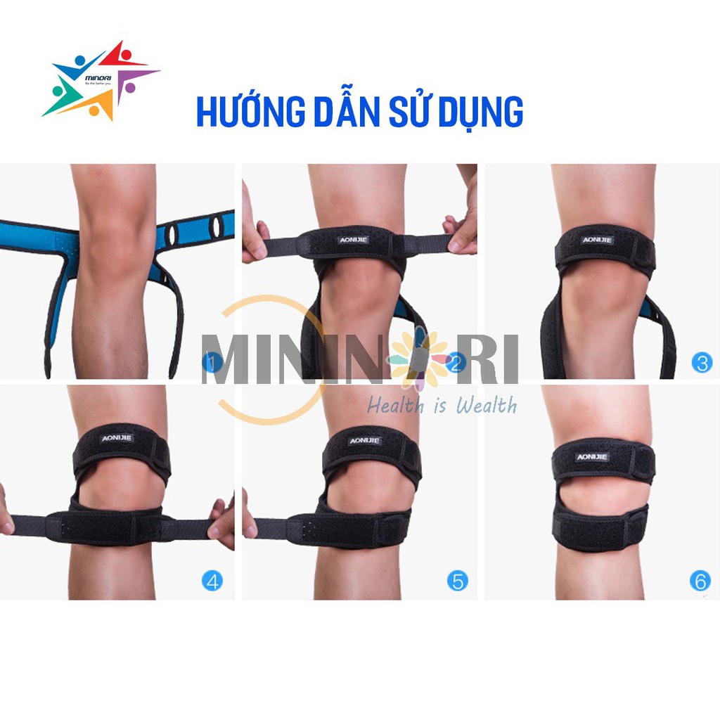 [Mã MINI20k hoàn 10% đơn 199K tối đa 20K xu]Băng bảo vệ đầu gối Aonijie E4096