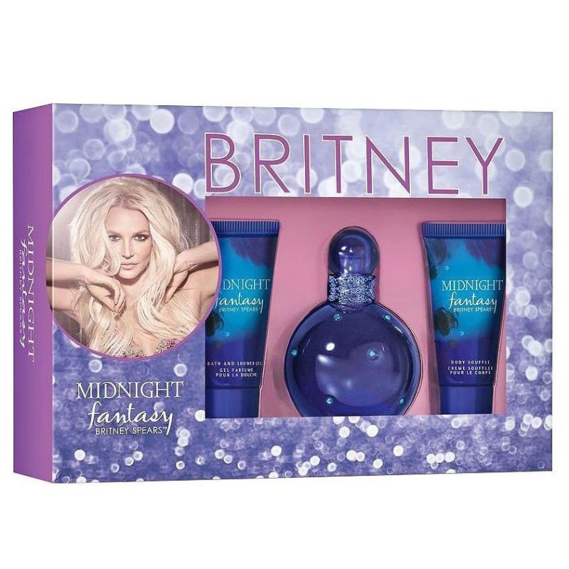 🇺🇸 BRITNEY SPEARS Fantasy Midnight 3 Pcs Gift Set - Bộ quà tặng nước hoa gồm 3 món 🇺🇸